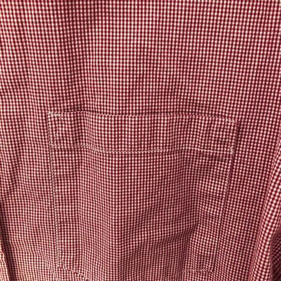 J. Crew Slim Flex Size Large (L) Red and White Check - Picture 3 of 5